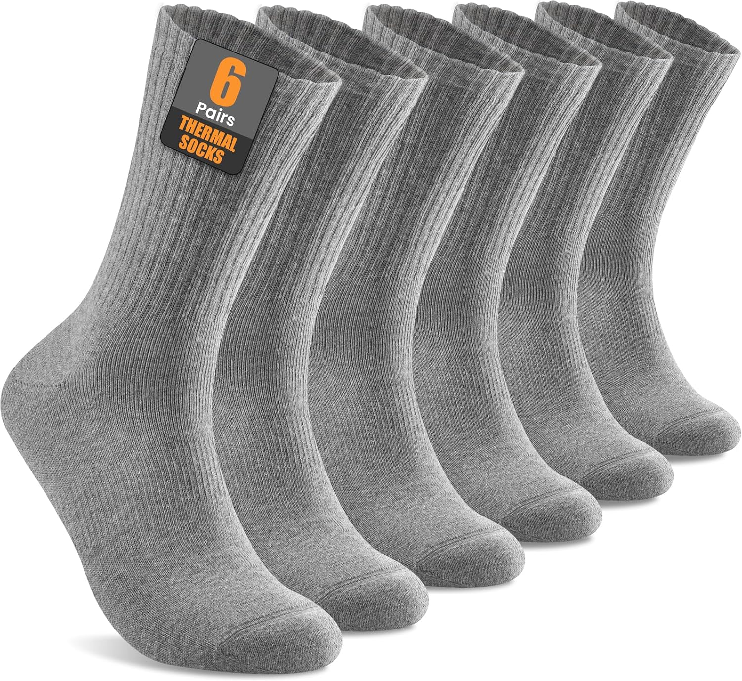 Detalle de Stoeury thermosokken voor dames en heren, dikke katoenen wintersokken met badstofvoering