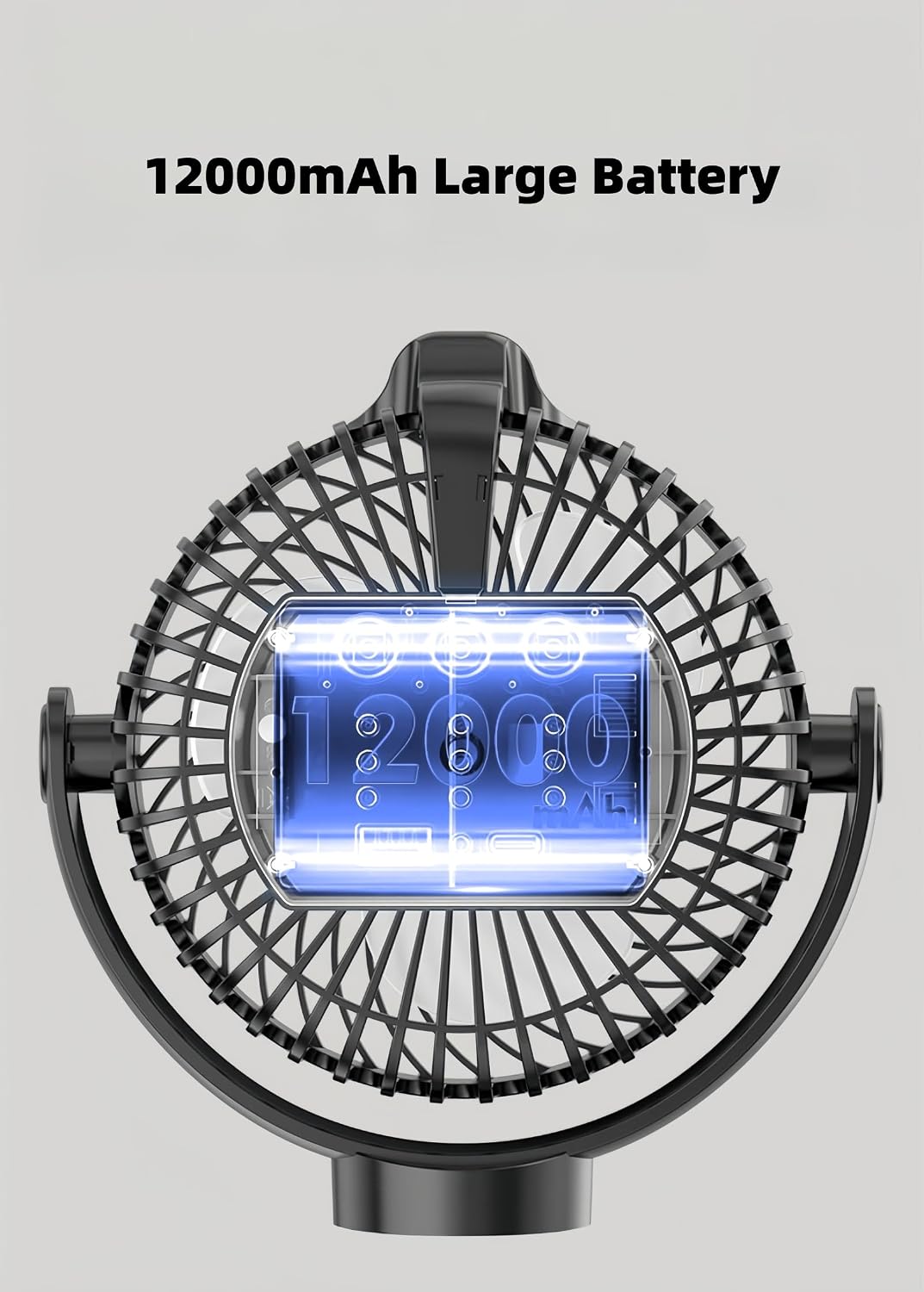 Thumbnail 6 de VENSWID Magnetic Fan, 12000mAh