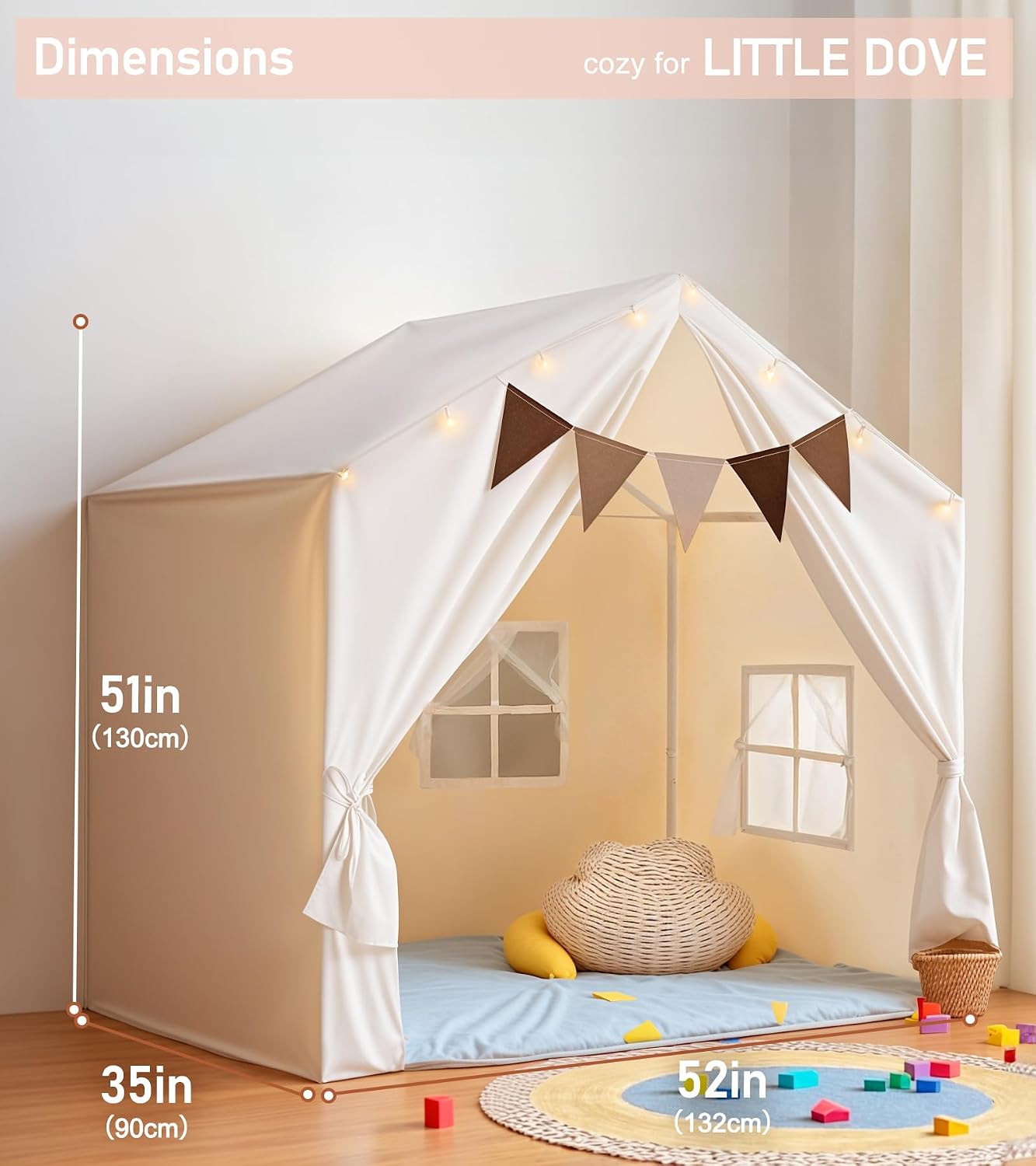 Detalle de Little Dove Kids Tent 52" Playhouse