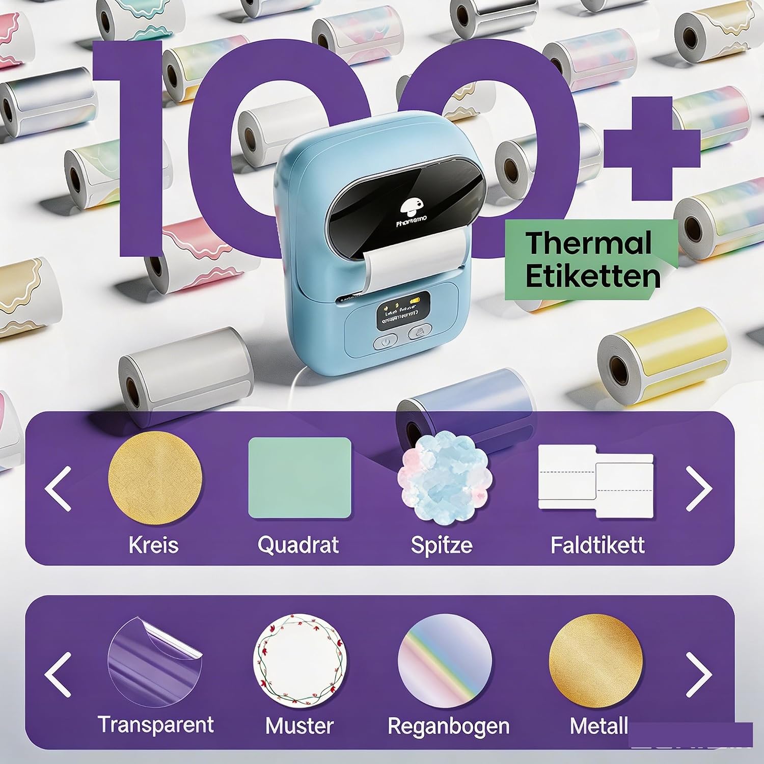 Detalle 1 de Phomemo M110 Bluetooth Etikettendrucker