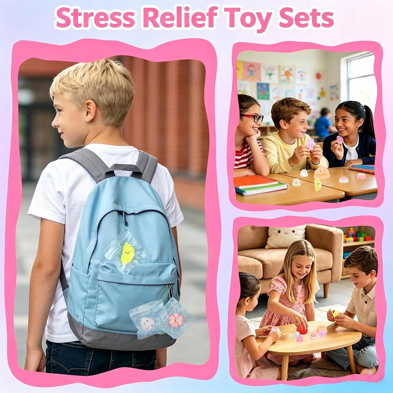 Detalle de Tedmax ST-004 12-Piece Soft Slow-Rising TPR Sensory Toy Set