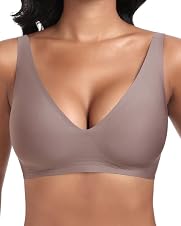 Detalle de Jiuday Tiefer-V Push Up BH ohne Bügel