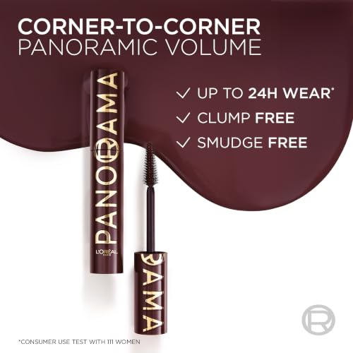 Detalle 2 de L'Oréal Paris Mascara Volume Millions Cils Panorama Bordeaux Cashmere – un regard panoramique sans paquets