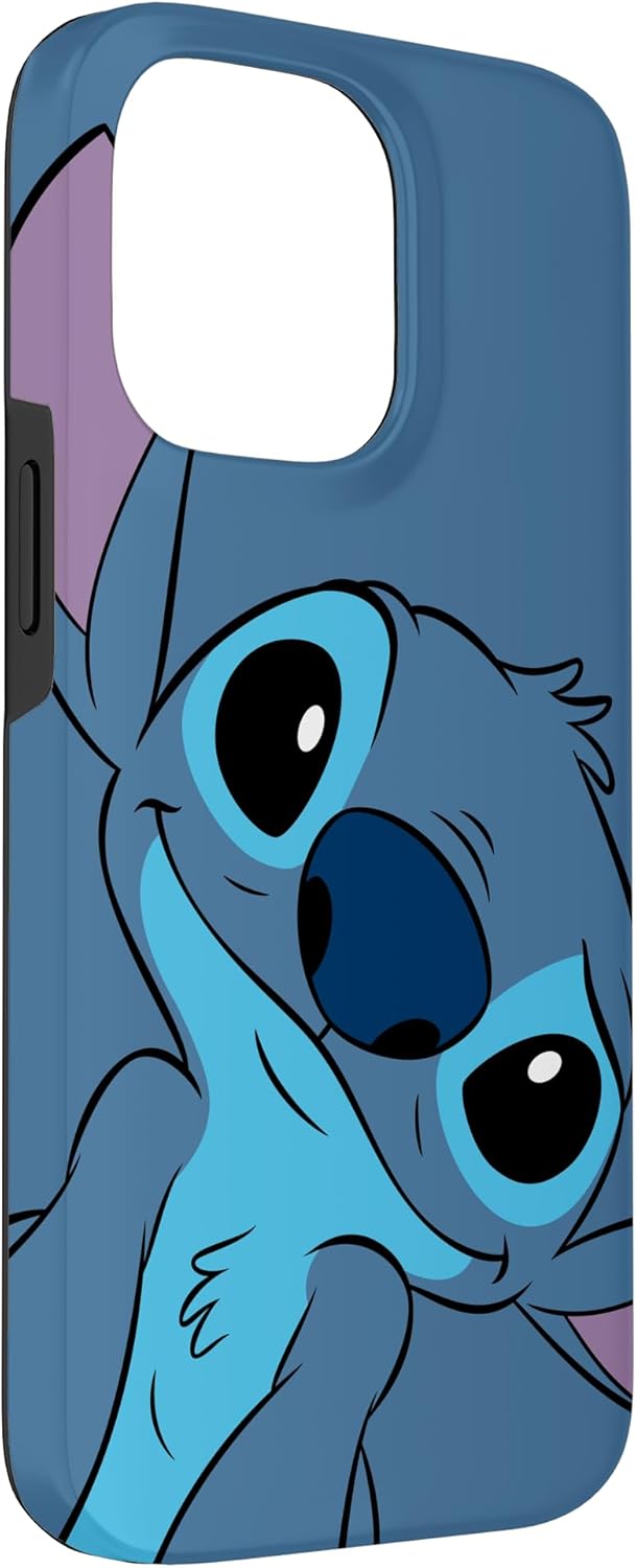 Thumbnail 2 de Disney Lilo and Stitch Cute Stitch Face Slate Gray – Coque pour iPhone 14 Pro Max