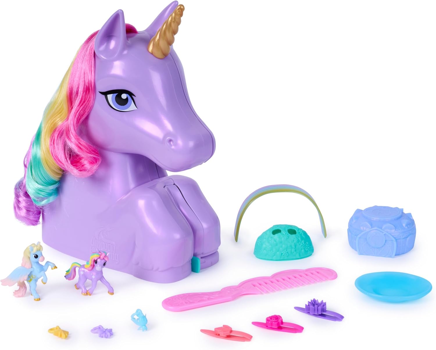 Detalle 2 de Unicorn Academy Wildstar Styling Head Playset, Multicoloured Plastic