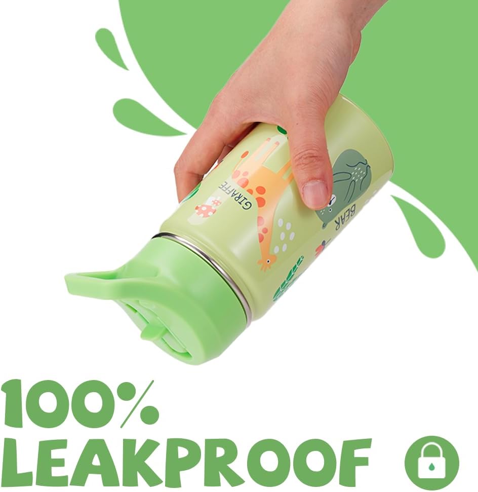 Thumbnail 2 de SANTECO Botella infantil isotérmica 500ml con pajita 🚰