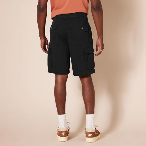 Detalle de Amazon Essentials Pantalones Cortos Cargo de Corte Clásico para Hombre (25 cm) en Negro, 40W