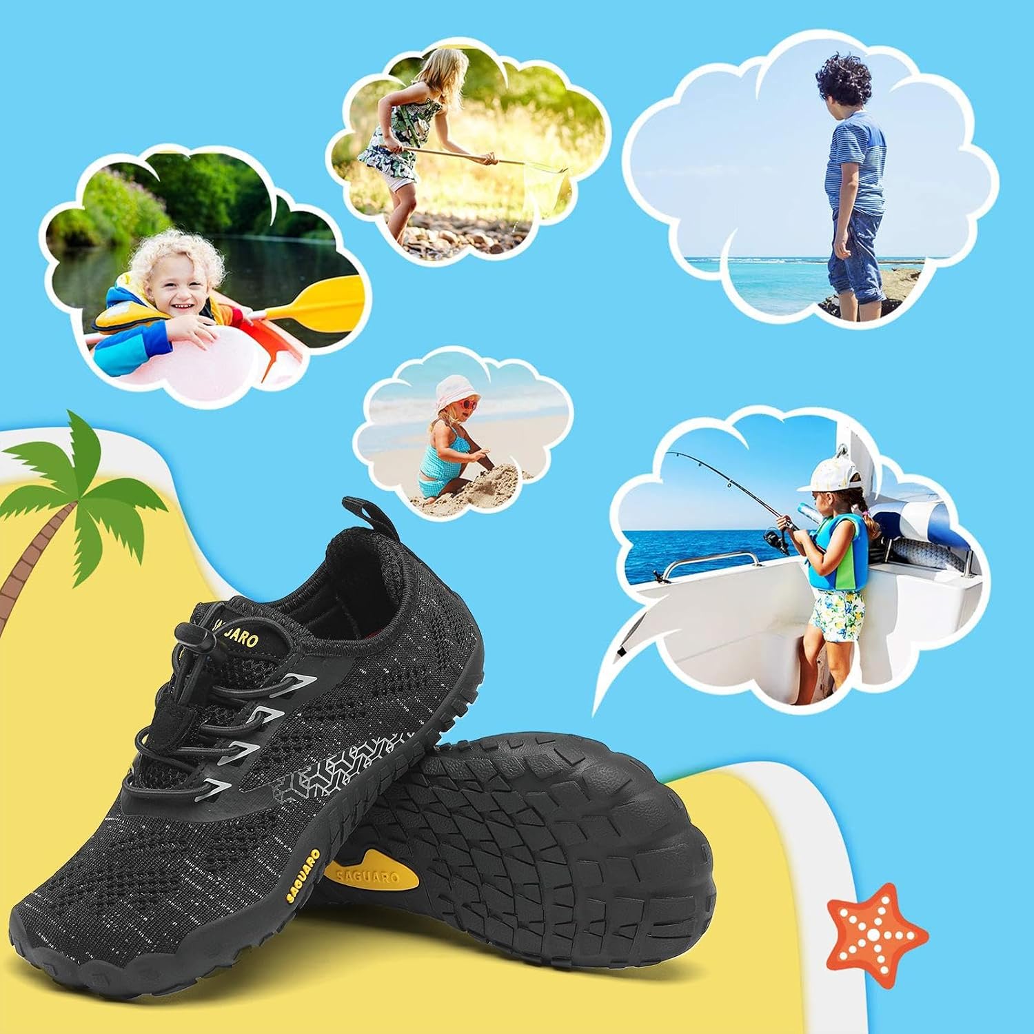 Thumbnail 6 de Saguaro Trailschuhe für Kinder – atmungsaktiv, rutschfest und bequem