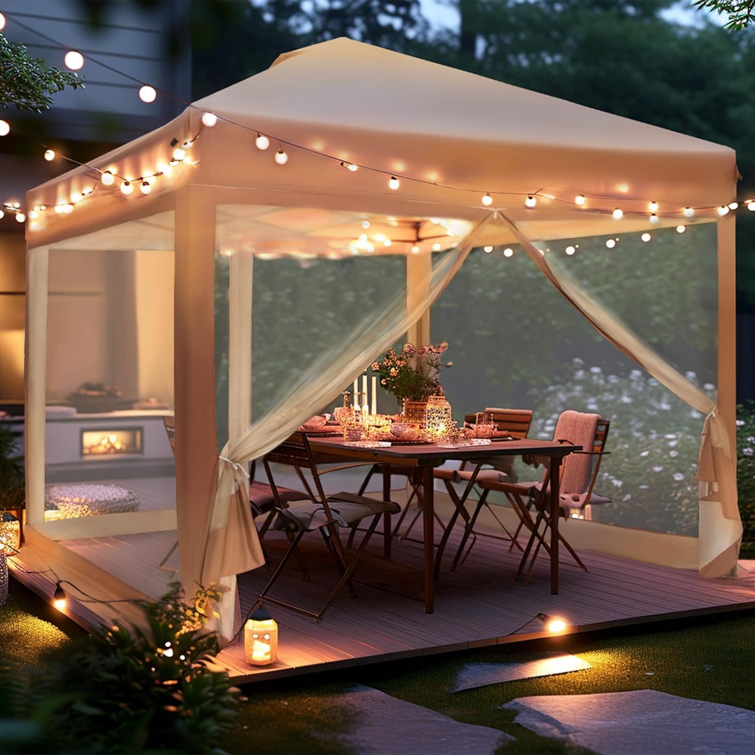 Thumbnail 6 de Sophia & William GA025-ACE 10x10 Pop-Up Canopy Tent with Netting