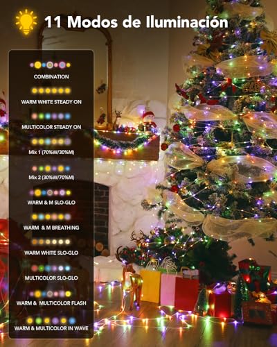 Thumbnail 3 de BESCOST Guirnaldas Luces Exterior 50M 🎄