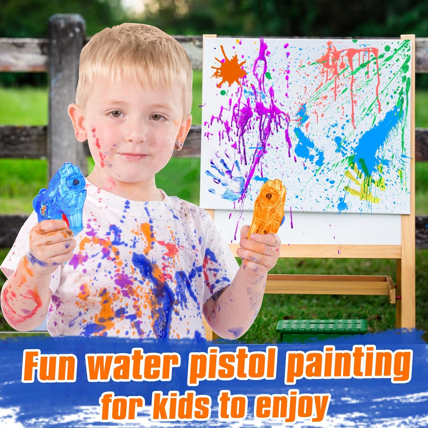 Thumbnail 4 de Mini Water Gun for Kids Toddler (2-Pack) — 90ML Soaker Water Blasters for Bath, Pool & Outdoor Play