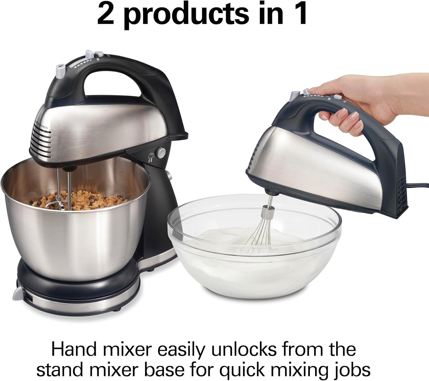 Detalle 2 de Hamilton Beach Classic Stand and Hand Mixer 290W