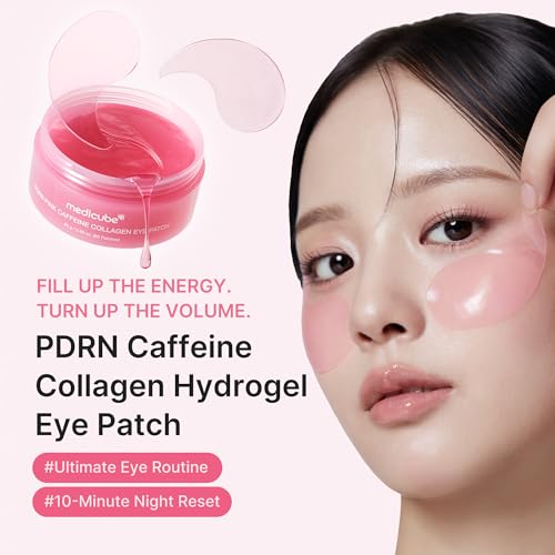 Detalle 2 de medicube Eye Patch PDRN Caffeine Collagen – Firming Gel Patches, 30 Pairs