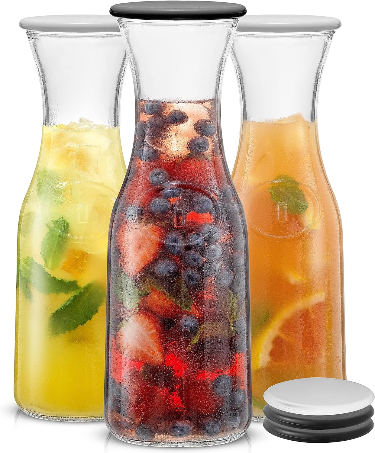 Detalle de JoyJolt Glass Carafe 1 L 🍶