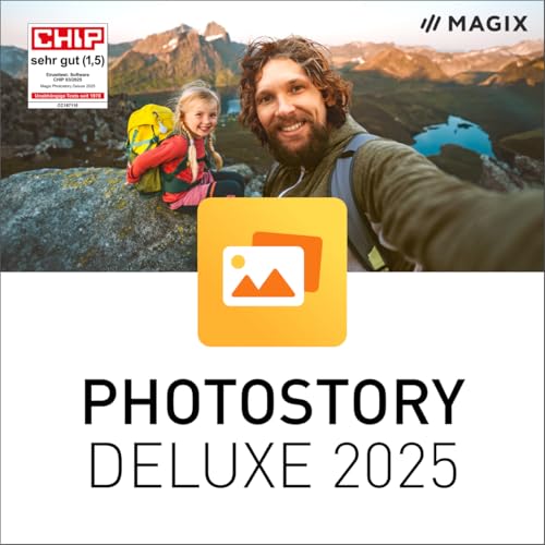 MAGIX Photostory deluxe 2025 – Erinnerungen in Bewegung: Komplettes Bild- und Videobearbeitungsprogramm für Windows