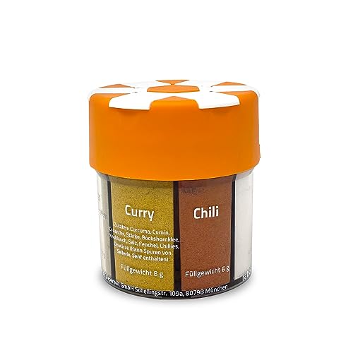 Detalle de ration1 Camping Gewürze Set, 6-in-1 Gewürzstreuer – kompakter Reisebegleiter für Outdoor