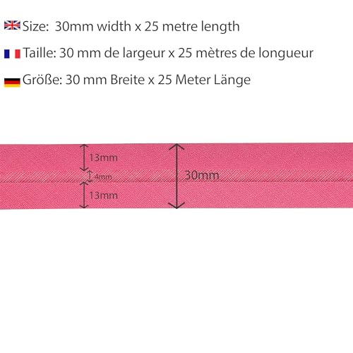 Thumbnail 2 de Les Petits Rubans Cinta al bies 30 mm, 25 m 🧵