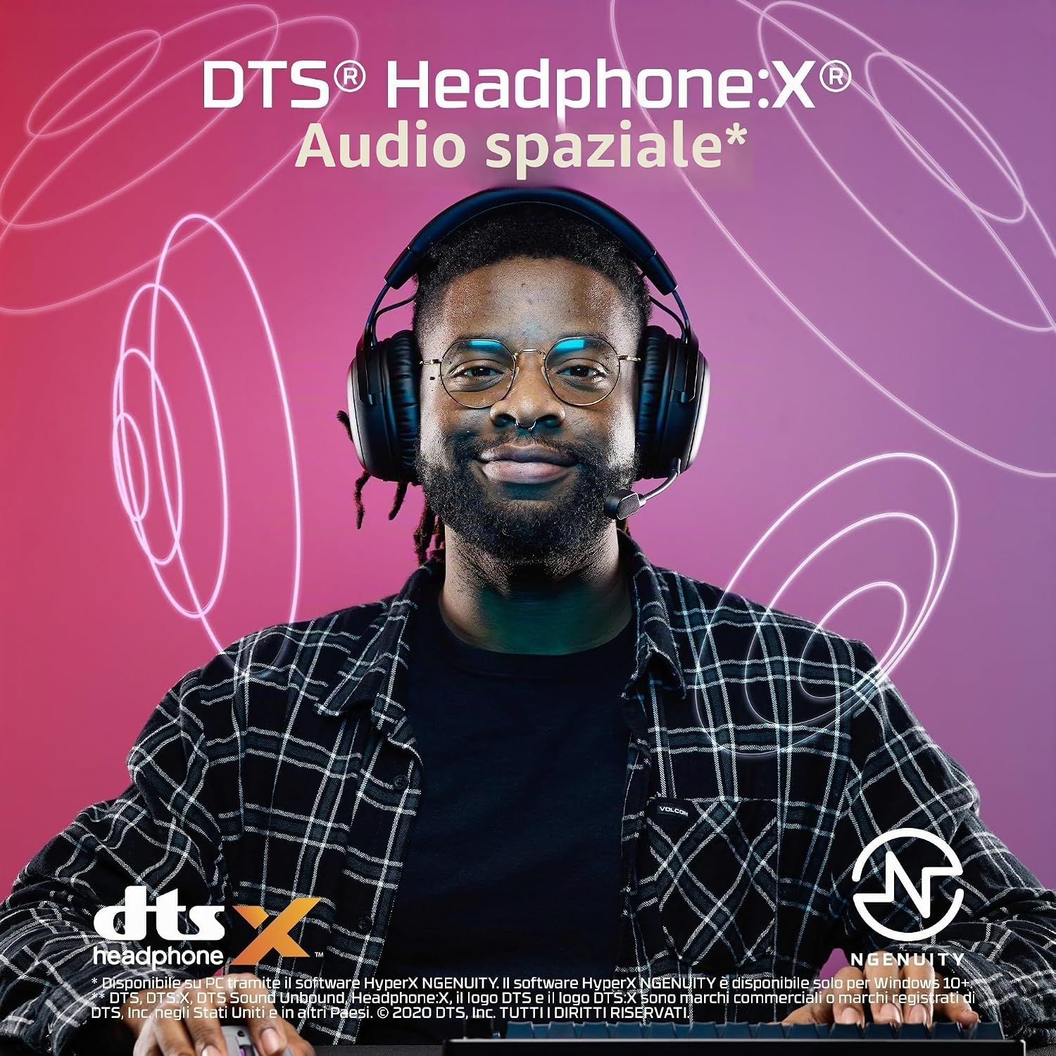 Thumbnail 6 de HyperX Cloud III S Wireless: cuffie Bluetooth con audio 3D e microfono con cancellazione del rumore
