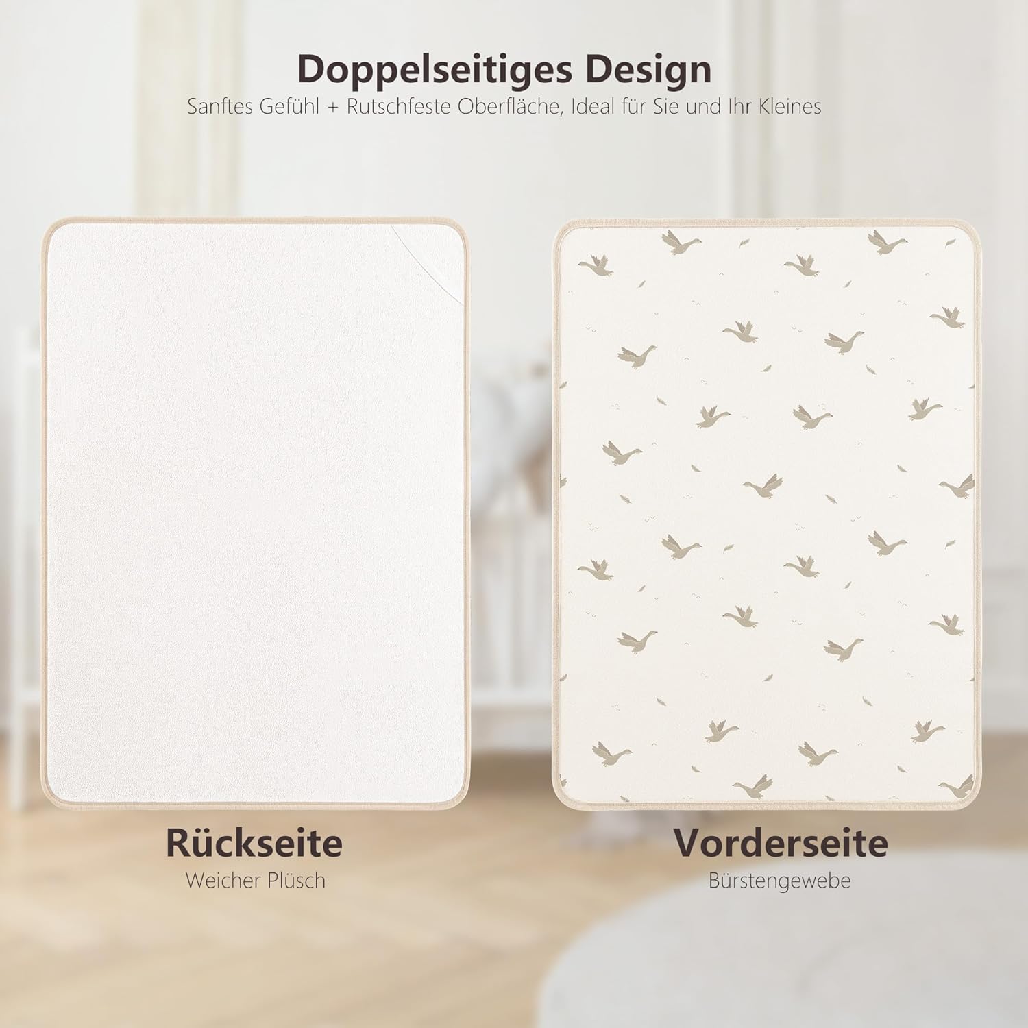 Thumbnail 2 de Susurration 2er Pack wasserdichte Bettunterlagen für Kinder (75x90 cm), waschbar & atmungsaktiv