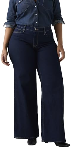 Thumbnail 8 de Levi's 318 Shaping Wide Leg Jeans Femme, Darkest Sky – 27W/30L
