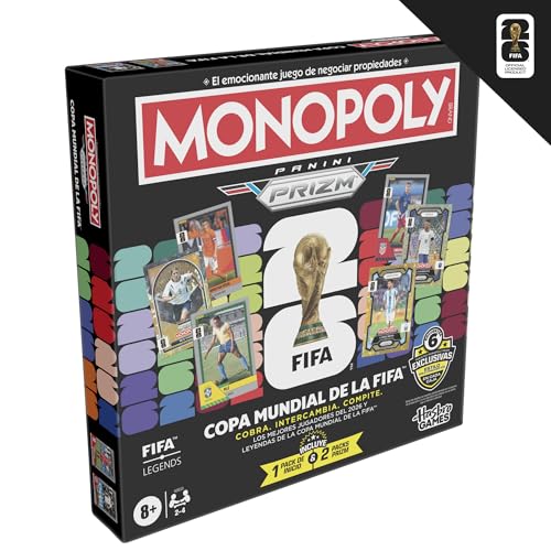 Thumbnail 11 de Monopoly Panini Prizm Copa Mundial de la FIFA 2026 - Juego de Mesa con Cartas Coleccionables
