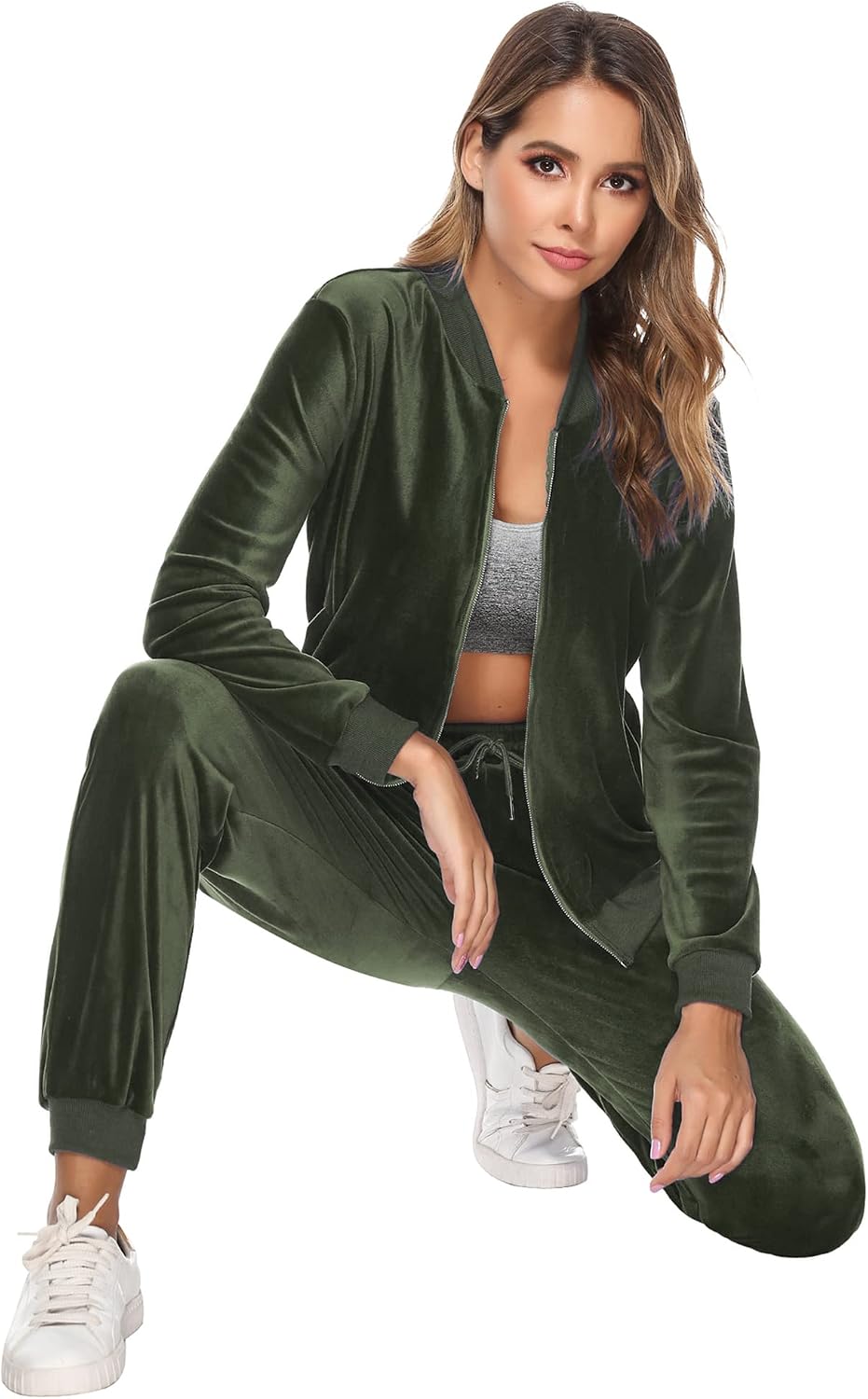 Detalle de Totatuit velour tracksuit set 2 piece