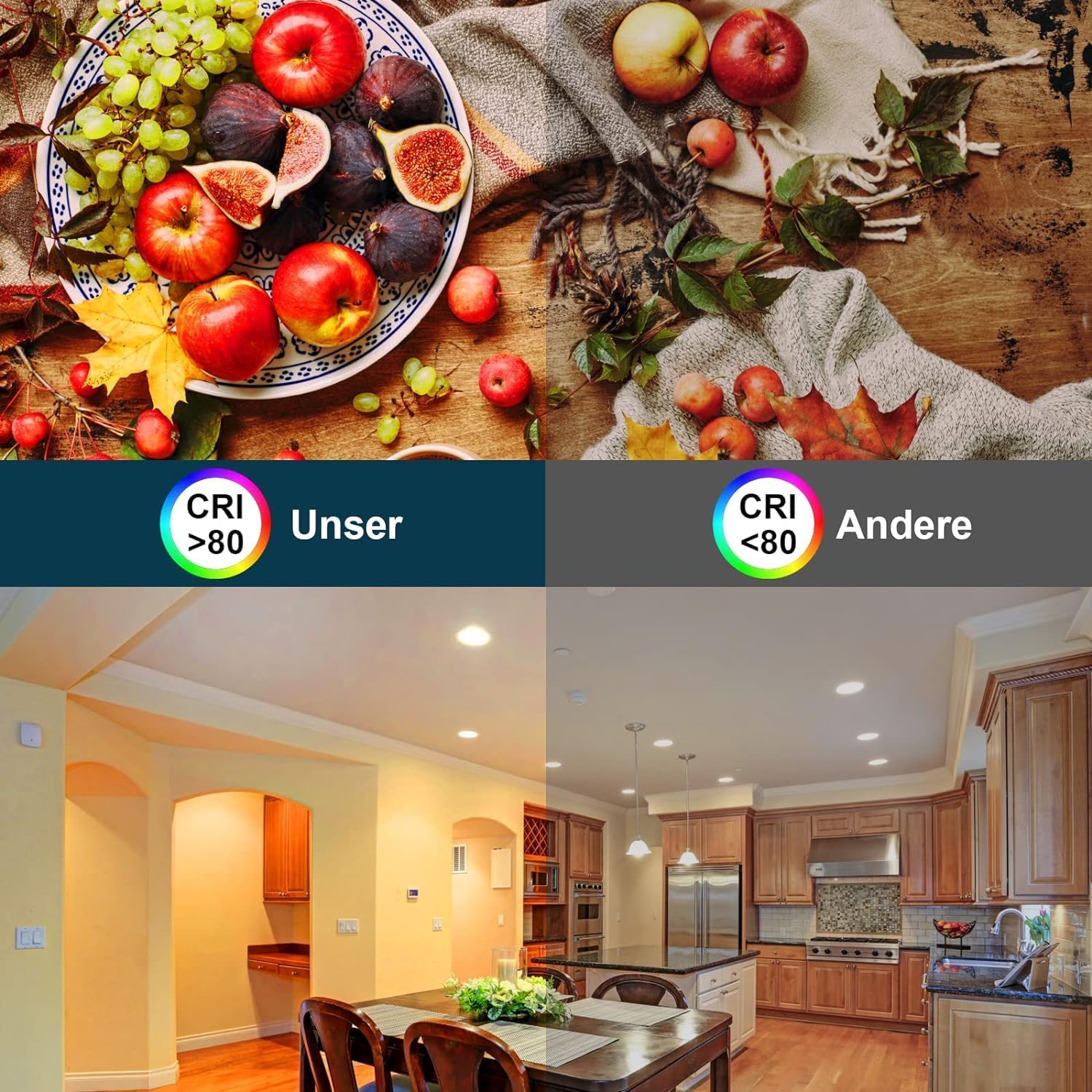 Thumbnail 4 de Wondlumi Einbaustrahler LED 5 W, neutralweiß, flach (6er-Set) mit 40° Schwenk