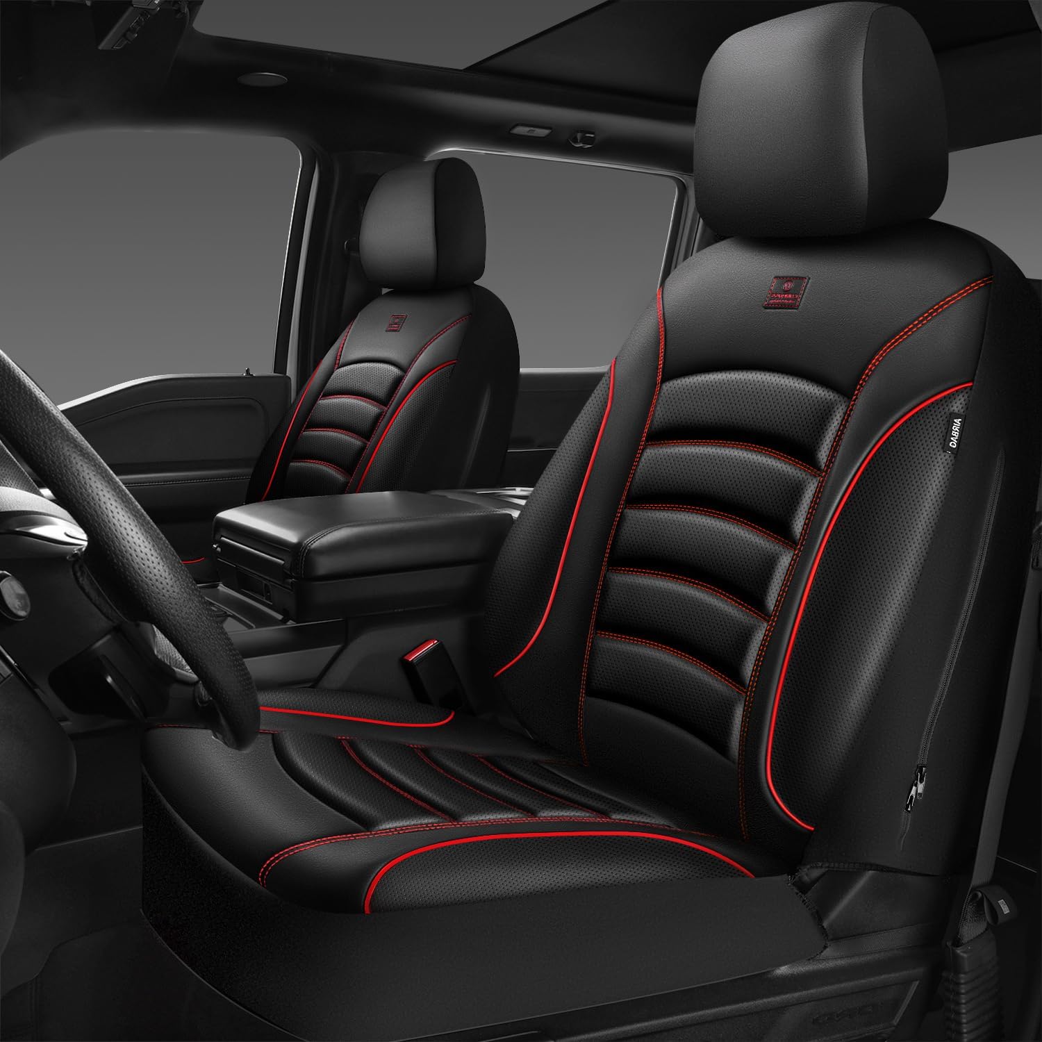 Detalle de CAR PASS 3D Foam PU Leather Seat Covers