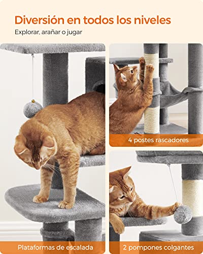 Thumbnail 8 de Feandrea PCT261W01 torre 112 cm para gatos