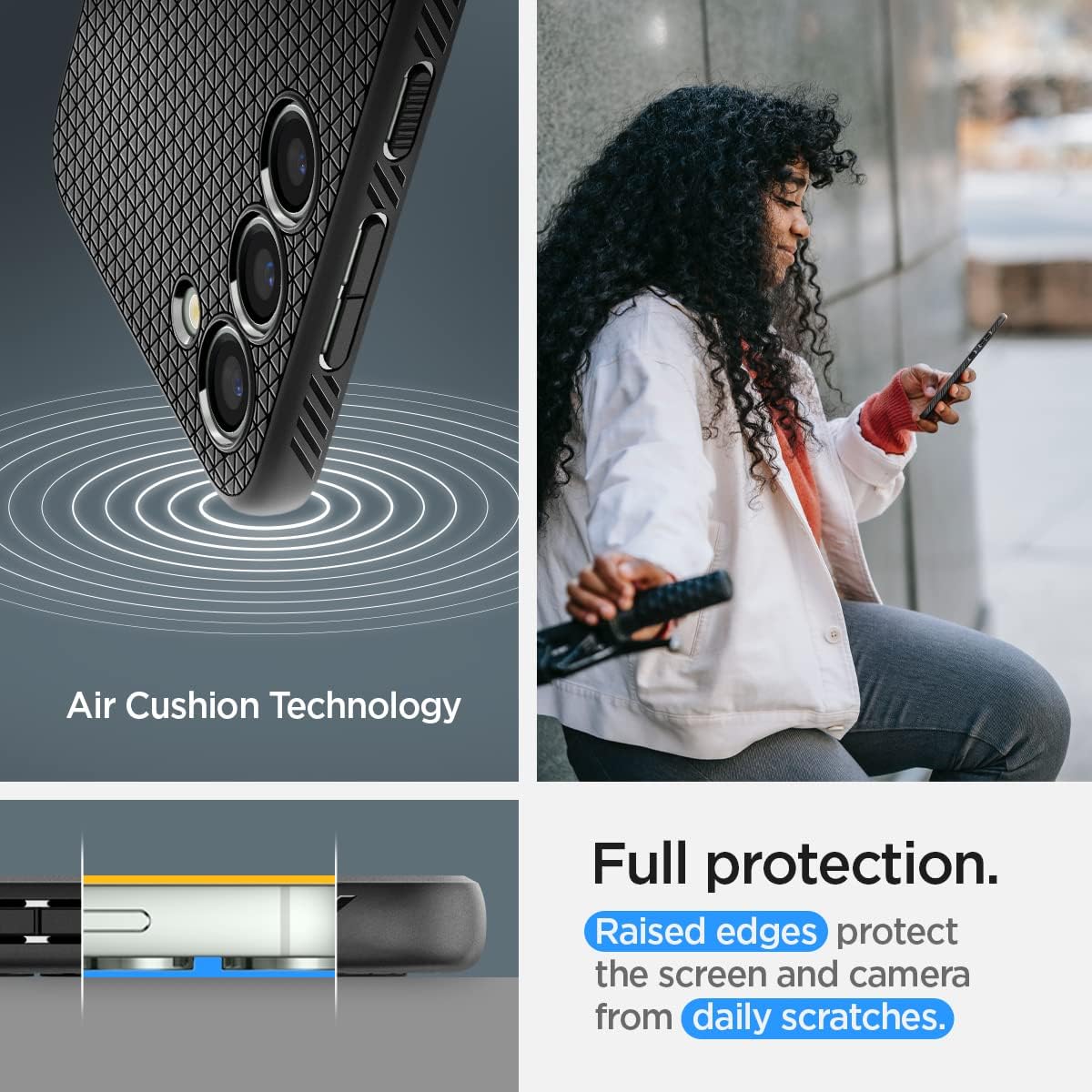 Thumbnail 5 de Spigen Liquid Air pour Samsung S23 — Coque noire
