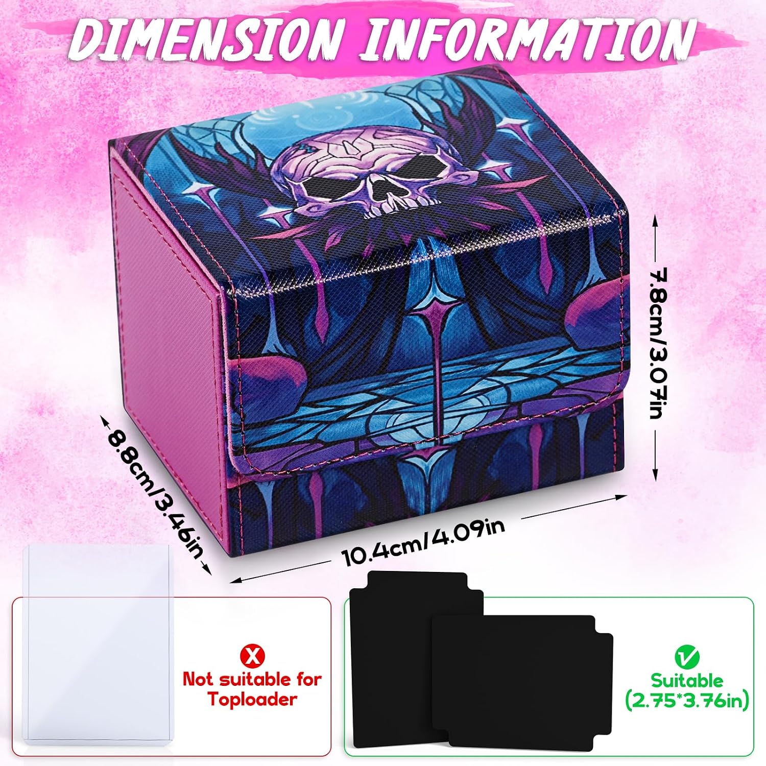 Detalle 2 de UAONO Deck Box MTG für 120+ Karten