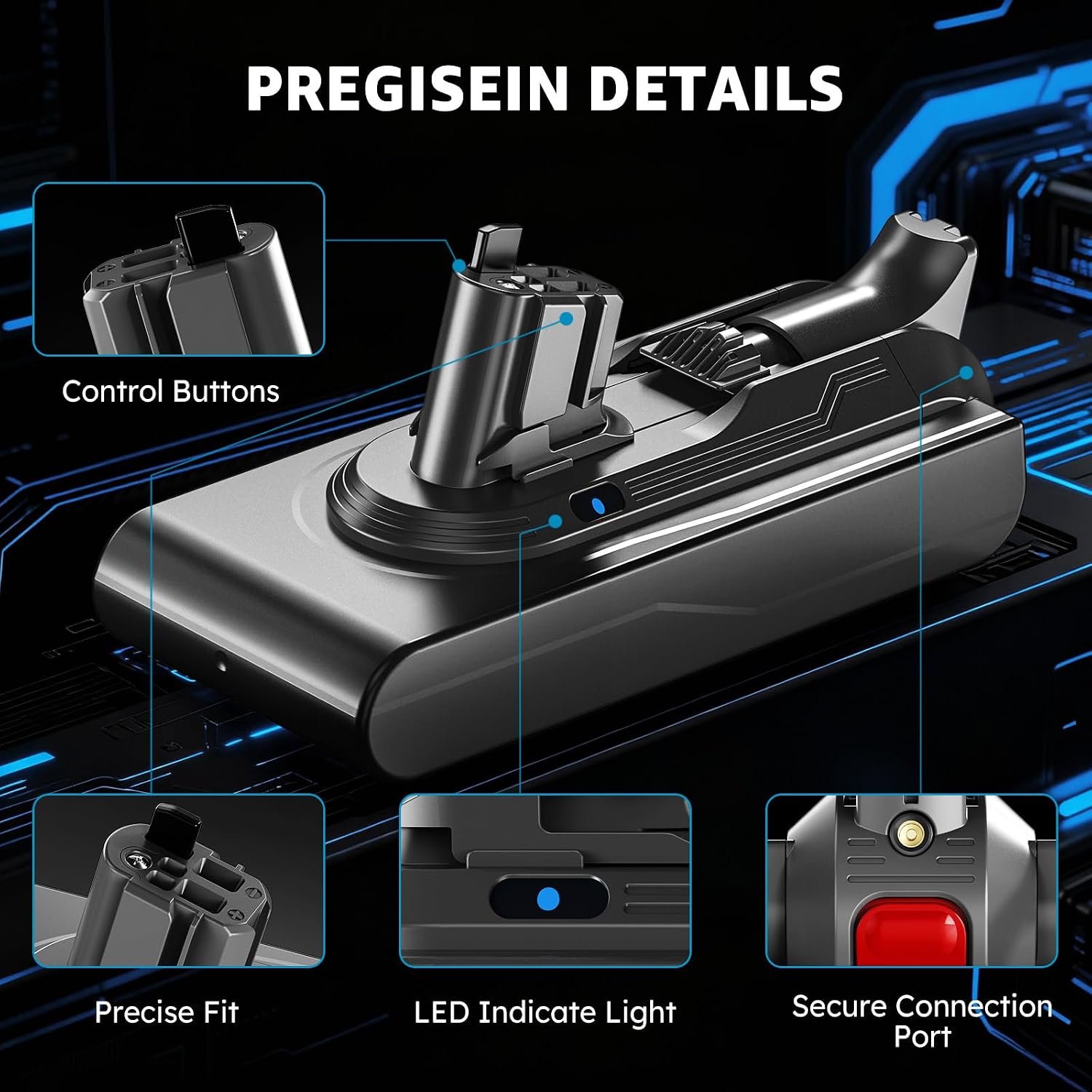 Detalle de EGR V11 battery replacement, up to 80 mins