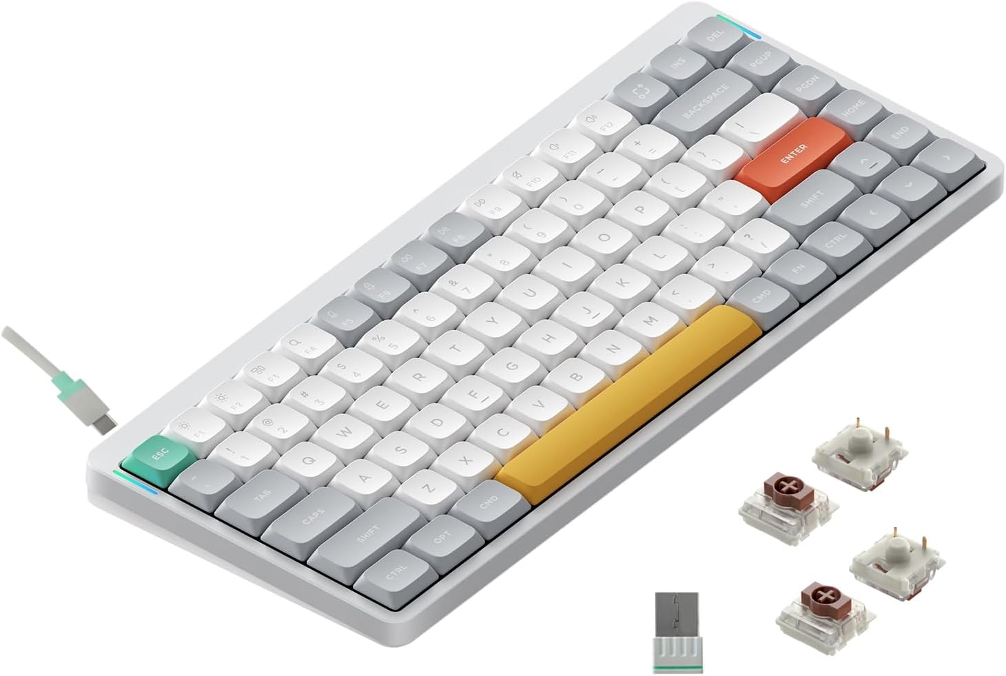 nuphy Air75 V2 Portable 75% Mechanical Keyboard