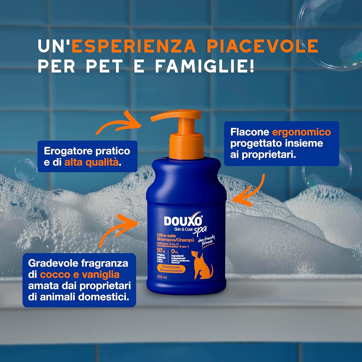 Thumbnail 4 de DOUXO Skin & Coat SPA shampoo 2 in 1