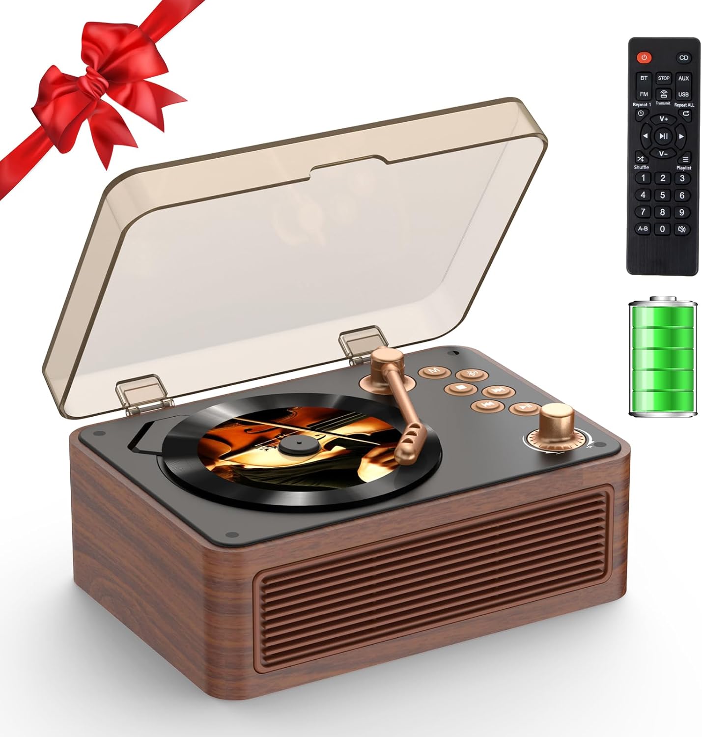 Kegaudio CD Player Portable Bluetooth