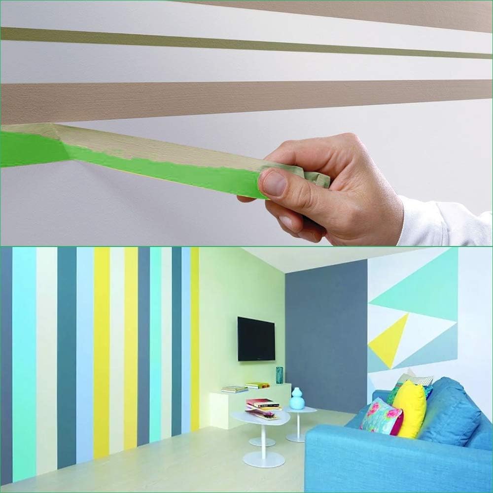 Thumbnail 1 de Northern Brothers 12 Rolls Green Painters Masking Tape (25mm x 20m) for Sharp Lines