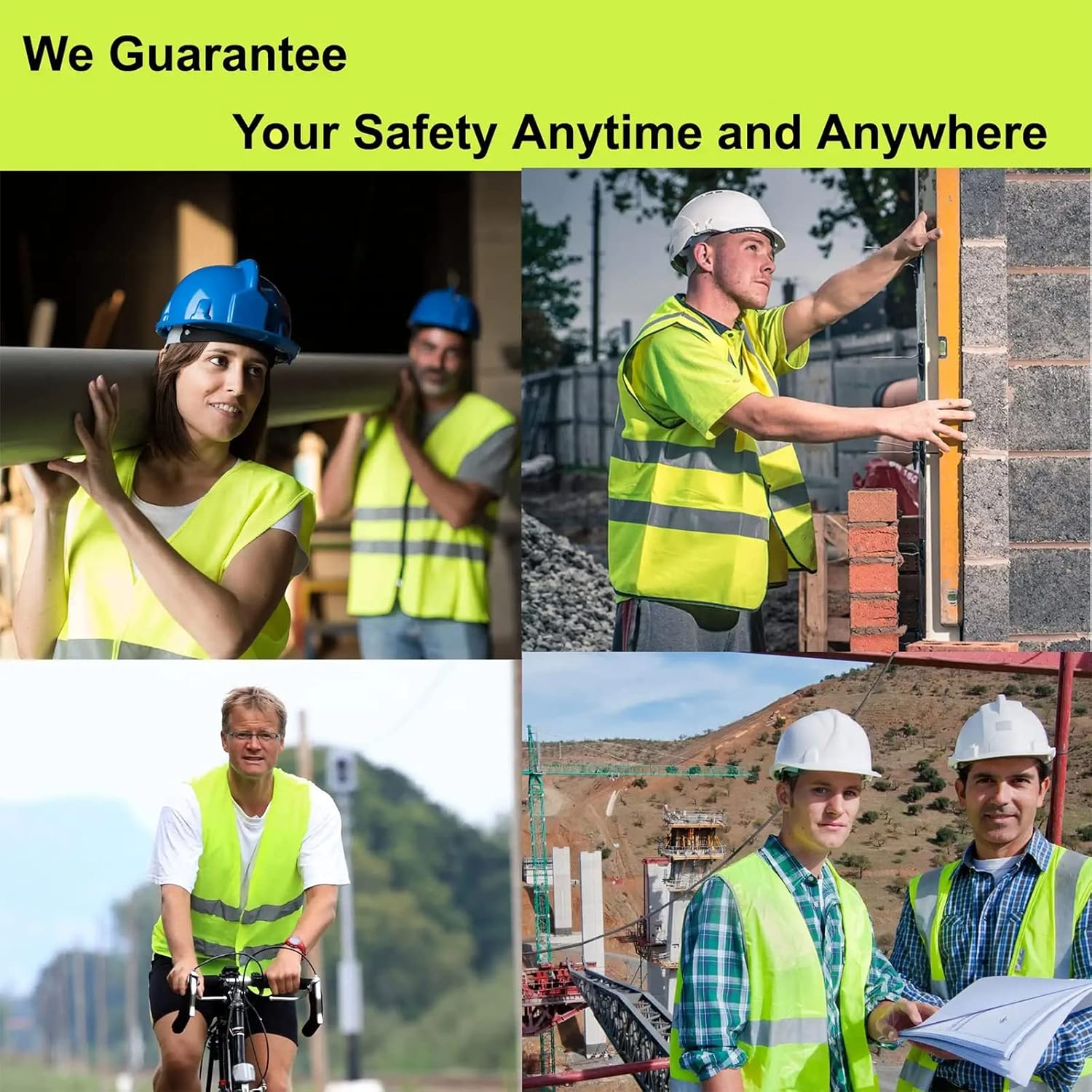 Thumbnail 5 de 5 Pack Hi Vis Vests 67cm length