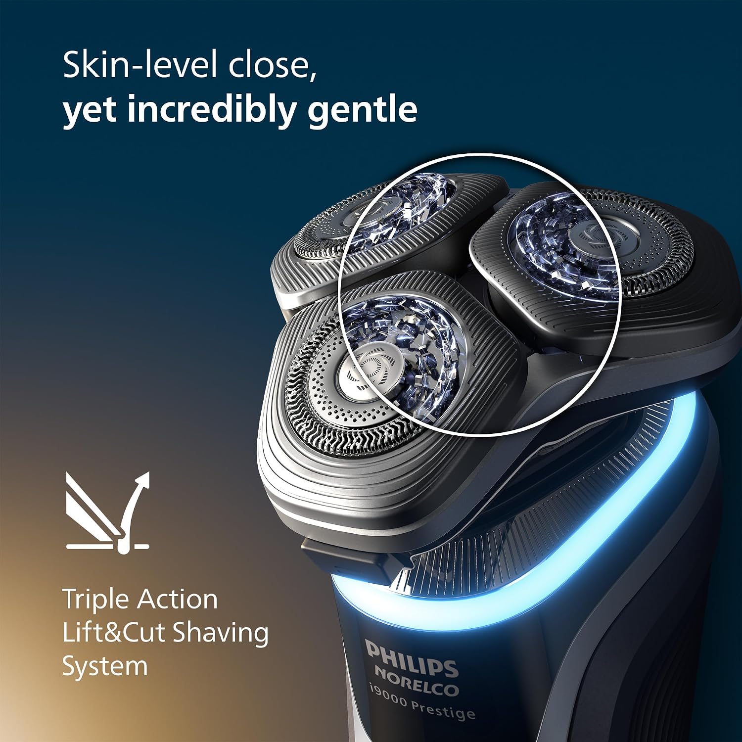 Detalle de Philips Norelco Shaver i9000 Prestige (XP9201/88) Wet & Dry Electric Shaver with SenseIQ