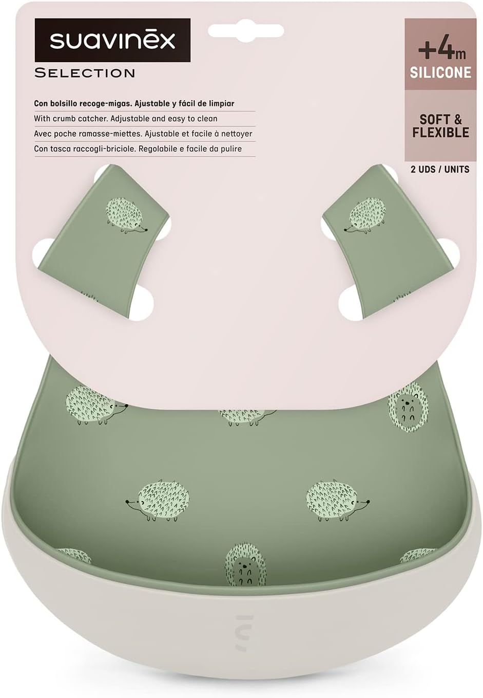 Detalle 2 de Suavinex Bavoirs silicone 4 mois