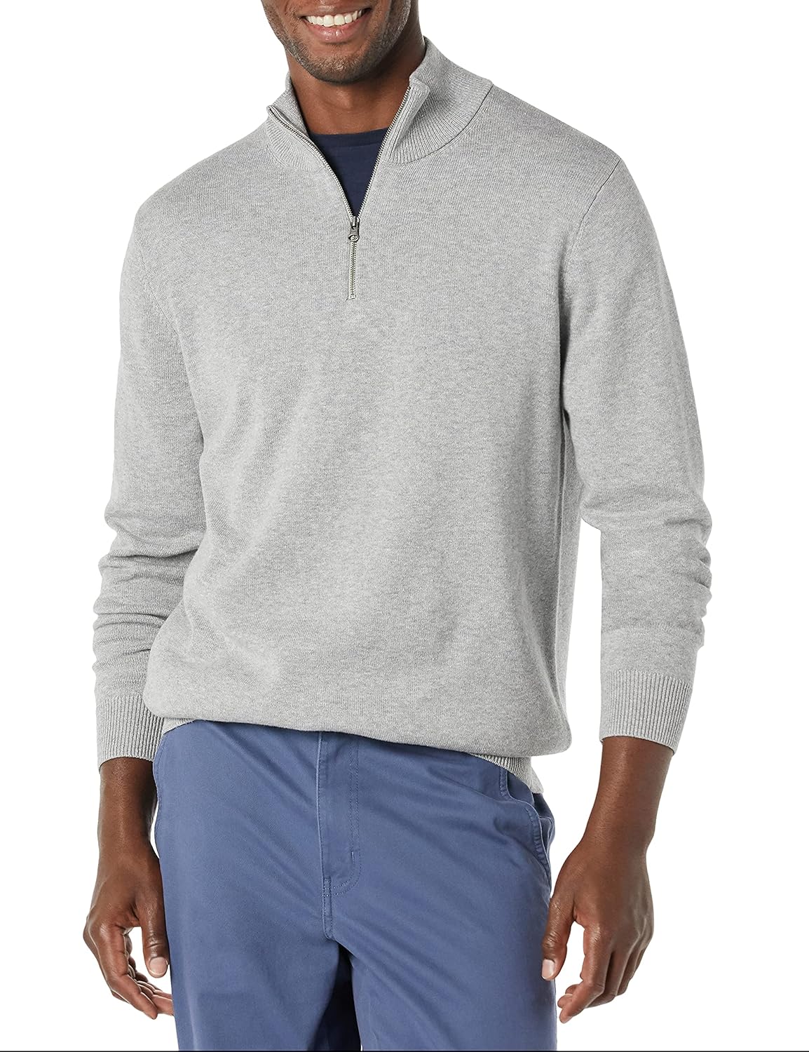 Thumbnail 6 de Amazon Essentials Herren Pullover mit Viertelreißverschluss aus 100% Baumwolle – Normal Passform