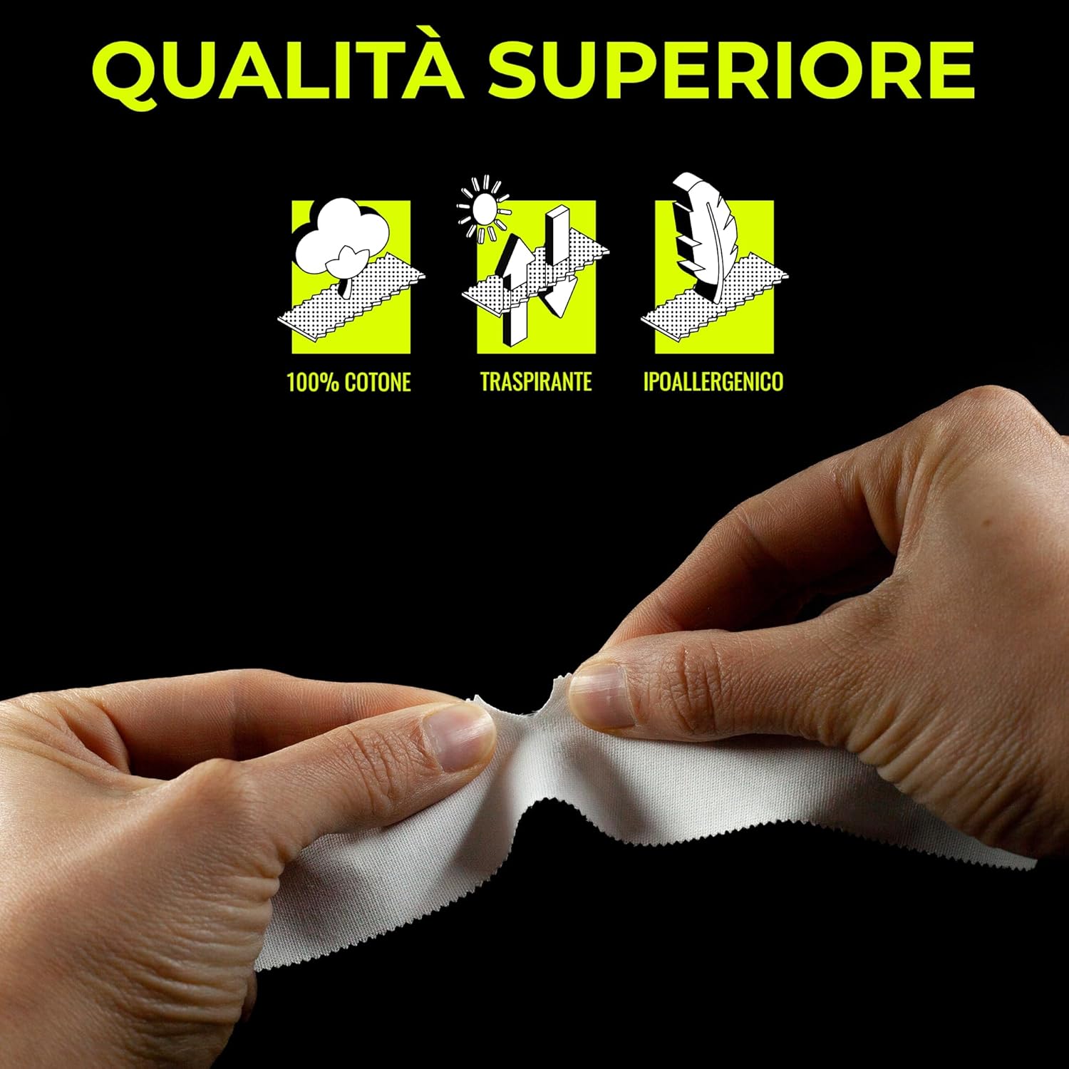 Thumbnail 3 de KALAHARI Tape sportivo Extra Lungo 3.8 cm x 13.7 m — Nastro fasciature non elastico in cotone