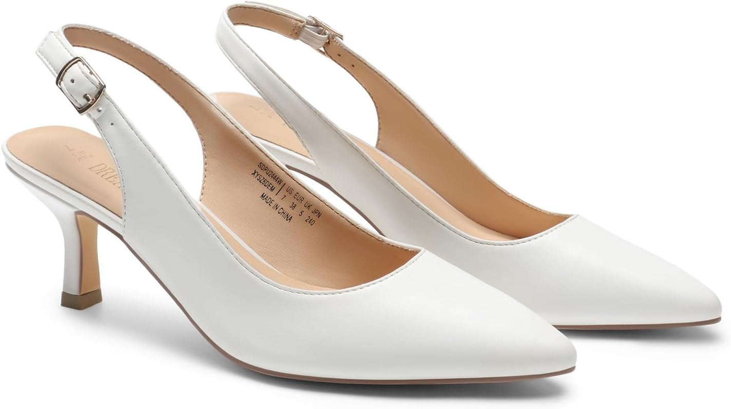 Thumbnail 4 de DREAM PAIRS Kitten Heel Slingback Pumps ⚙