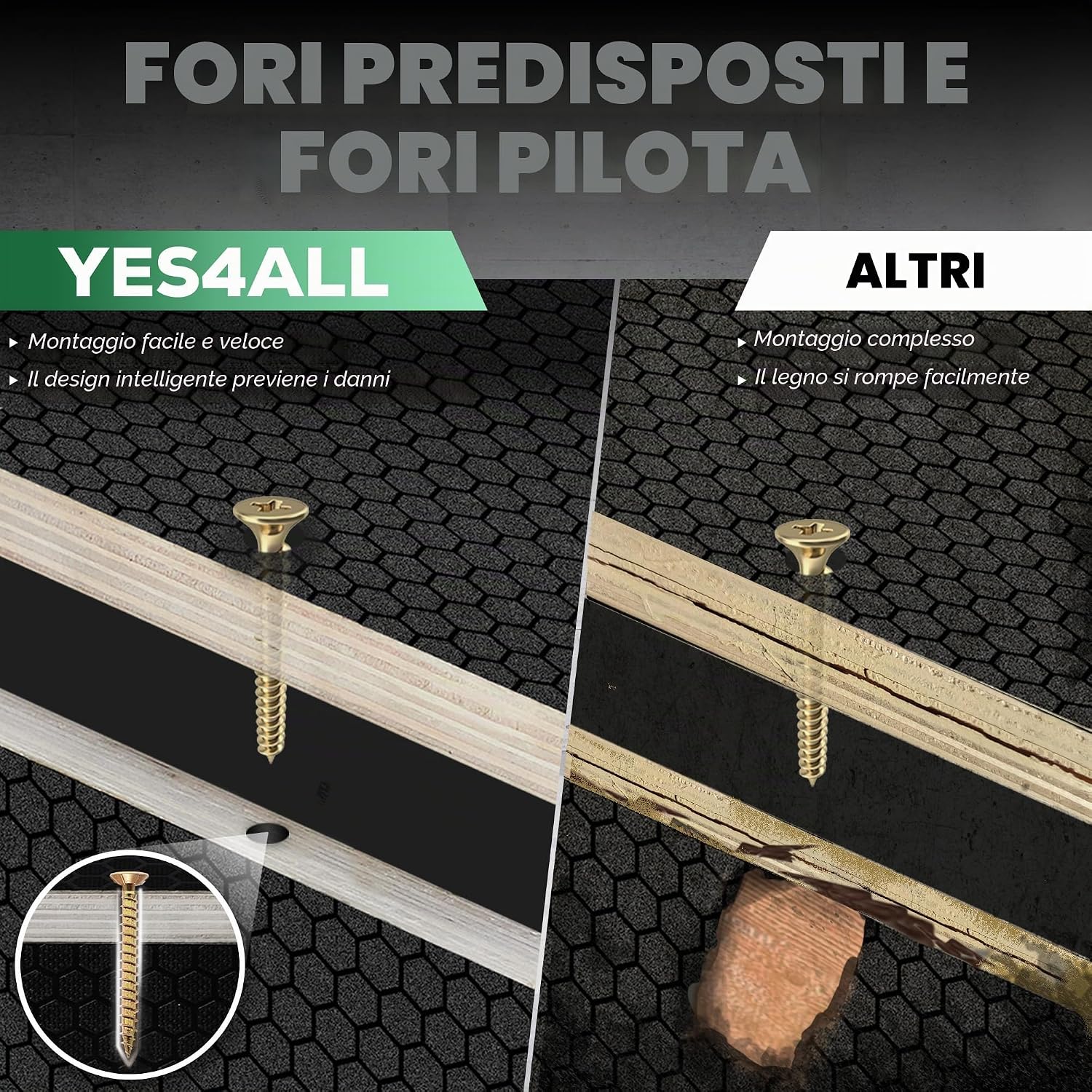 Detalle de Yes4All Scatola Plyo 3 in 1 in legno antiscivolo: robusta, regolabile e perfetta per casa e outdoor