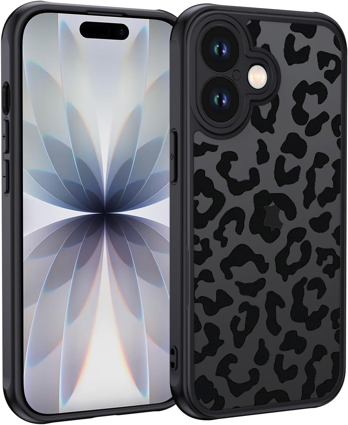 Detalle de XTCASE Cover per iPhone 17 Leopardata: TPU morbido, retro opaco e protezione antiurto
