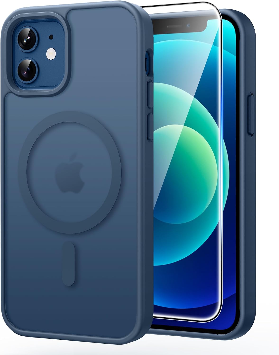Detalle de FNTCASE Magnetic Matte Case for iPhone 12 / 12 Pro