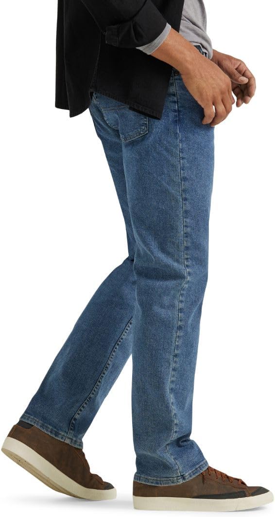 Detalle de Wrangler Authentics Jeanshose für Herren mit elastischem Komfortbund