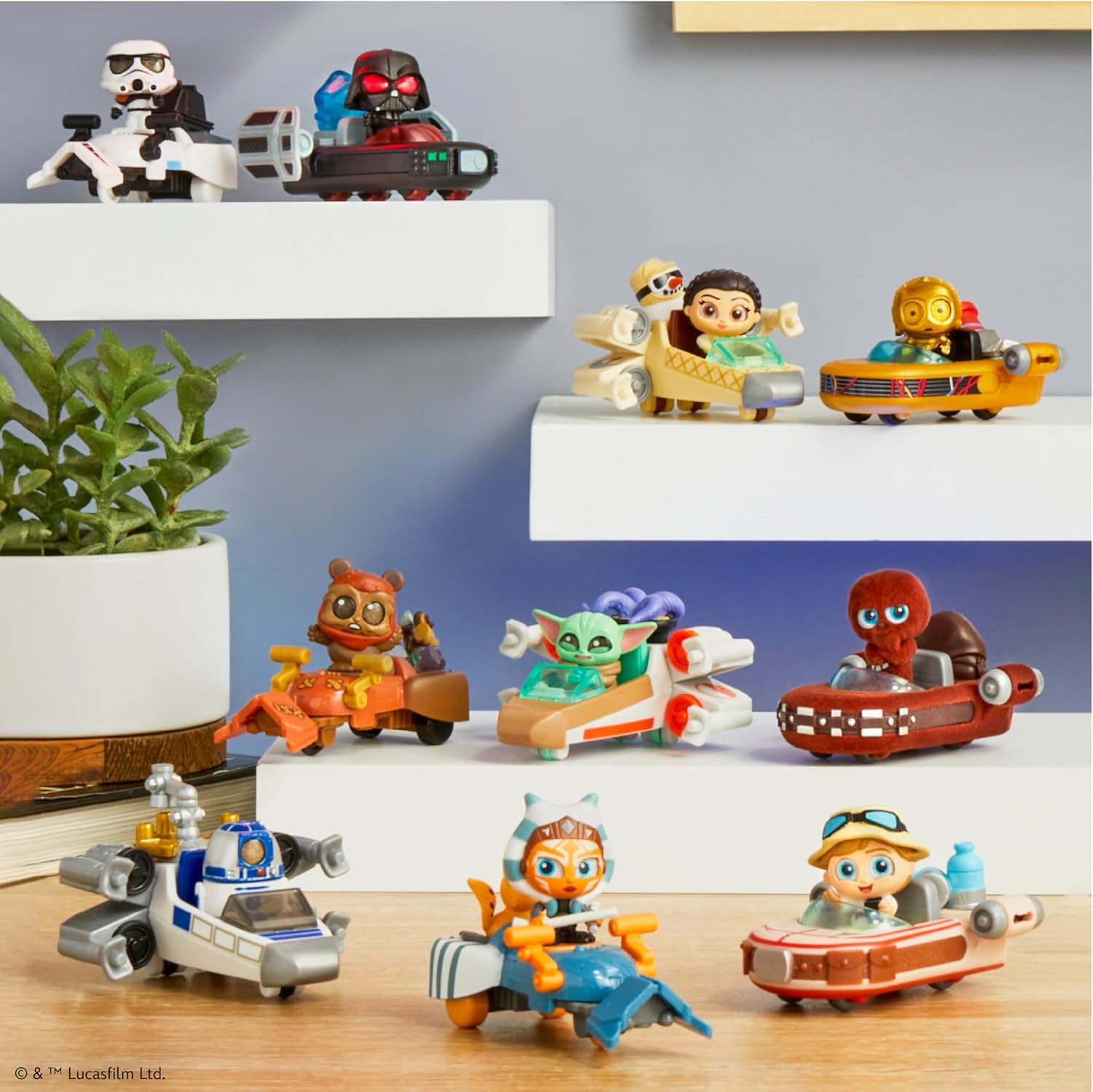 Thumbnail 1 de Just Play Croiseurs galactiques Star Wars Doorables — Figurines et croiseur à collectionner