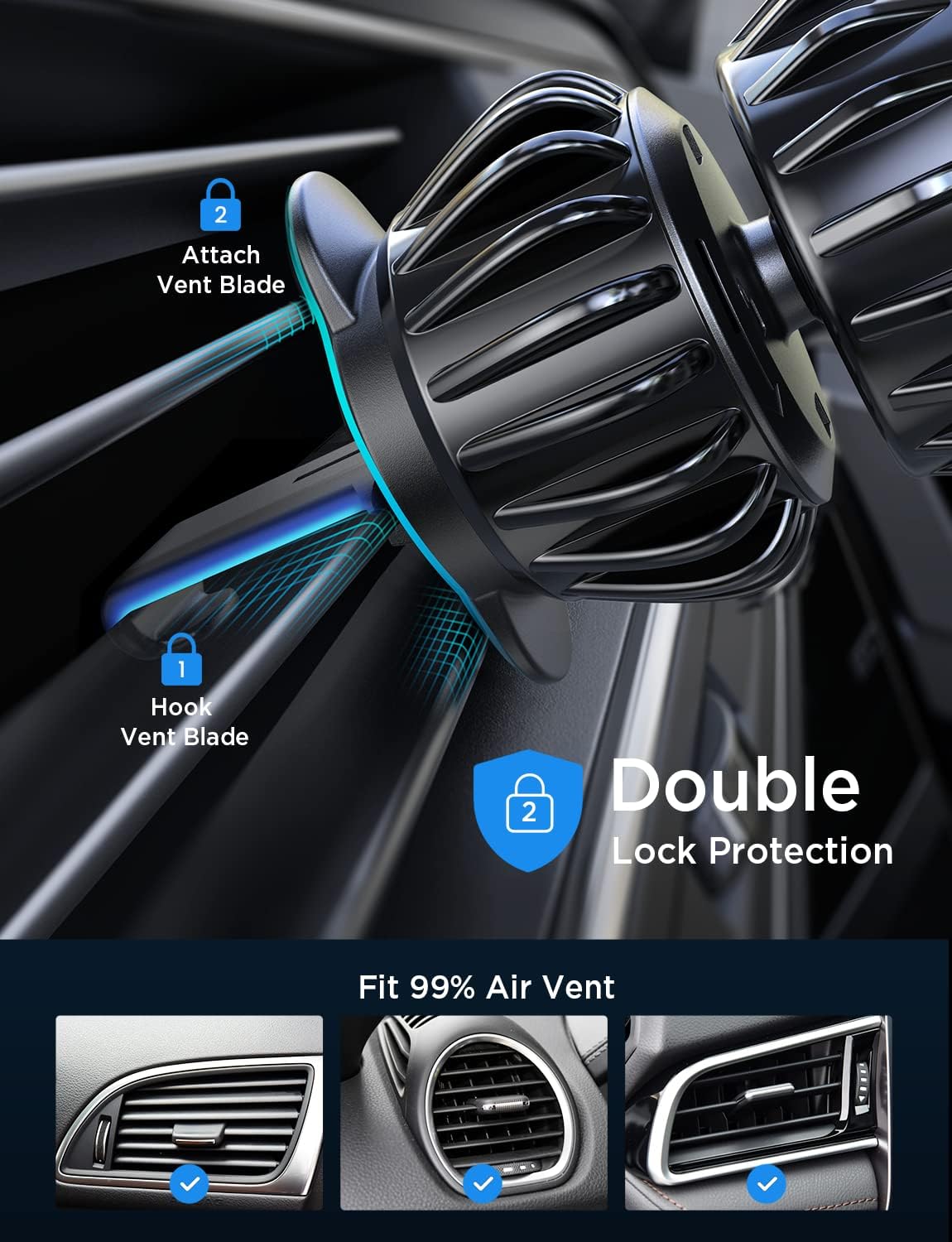 Thumbnail 4 de LISEN Magnetic Phone Holder Ultra Magnet for iPhone 16 Pro Max