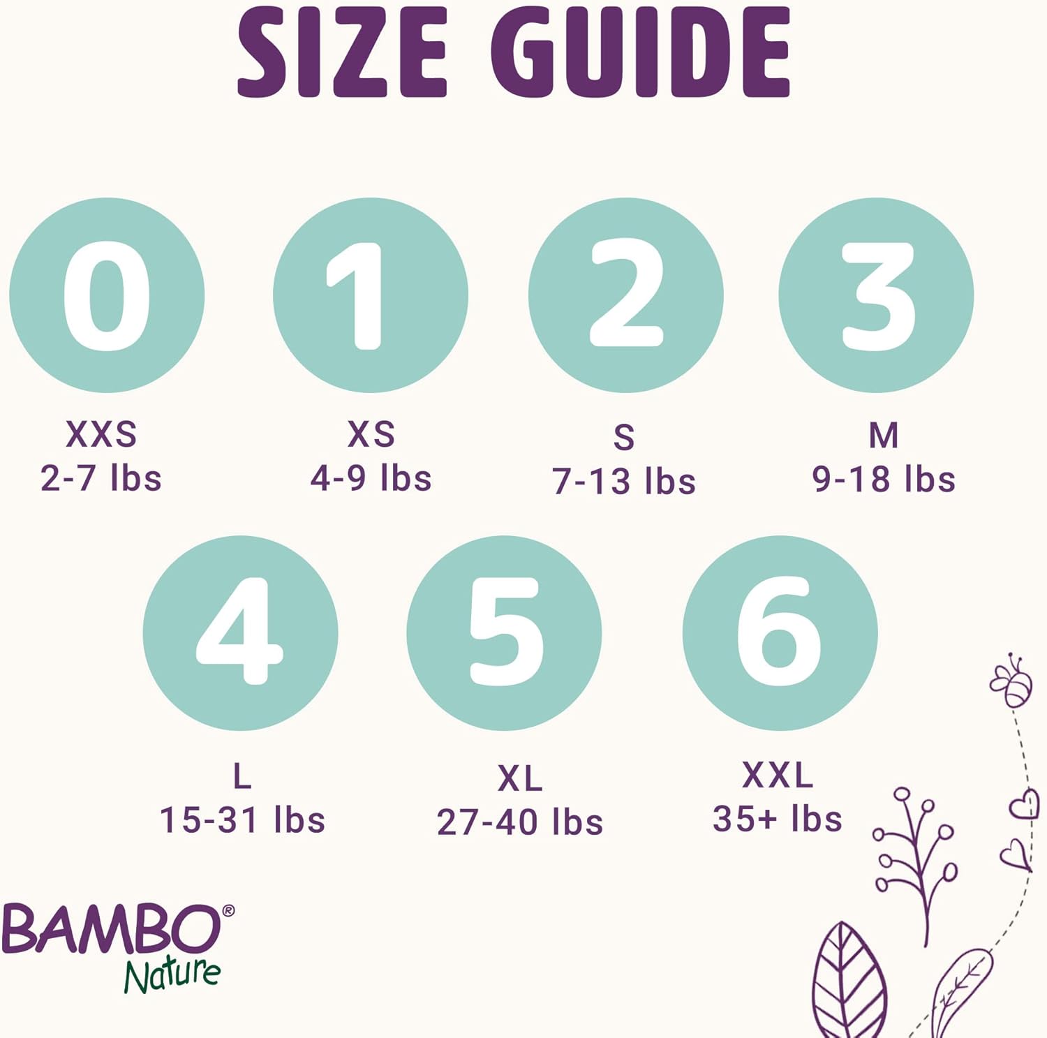 Thumbnail 6 de Bambo Nature Premium Eco Nappies Size 5 (27-40lb/12-18kg) Junior – 22 Pack