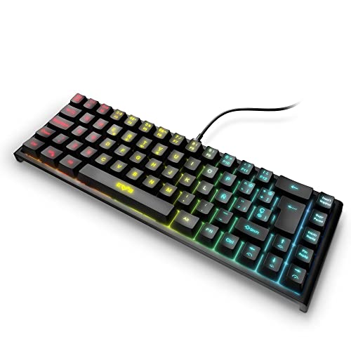 Thumbnail 1 de Energy Sistem Gaming Keyboard ESG K4 KOMPACT-RGB: teclado gamer compacto con iluminación y cable USB-C